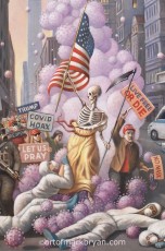 Death Leading the People detail