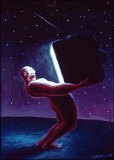 'Man Carrying TV #2'